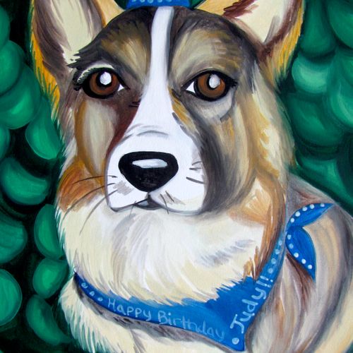 Custom Dog Portrait.