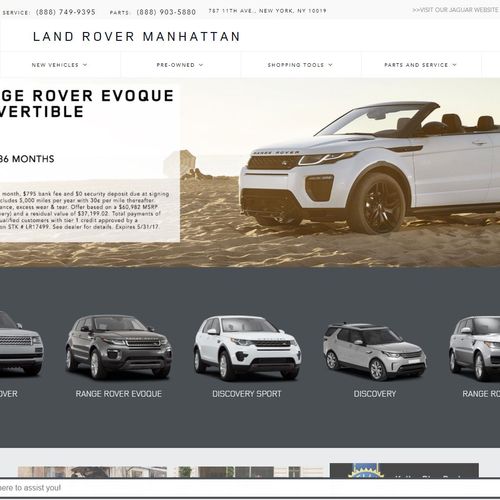 Manhattan Range Rover and Jaguar
New Car Franchise