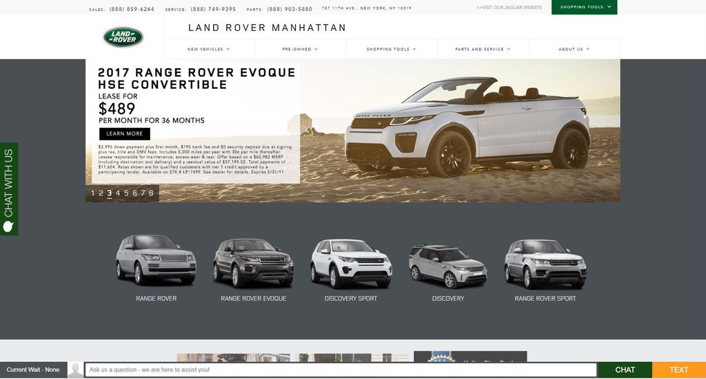 Manhattan Range Rover and Jaguar
New Car Franchise