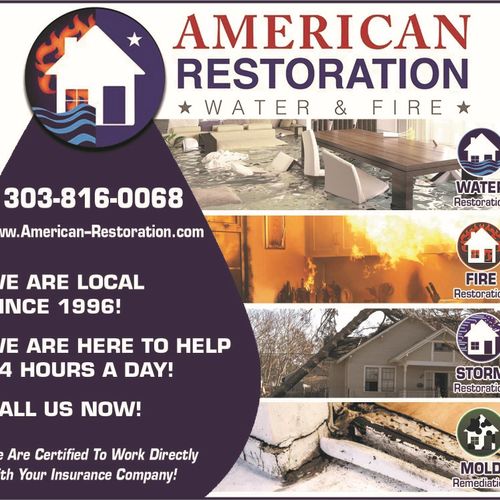 American Restoration, fire and water damage mitiga