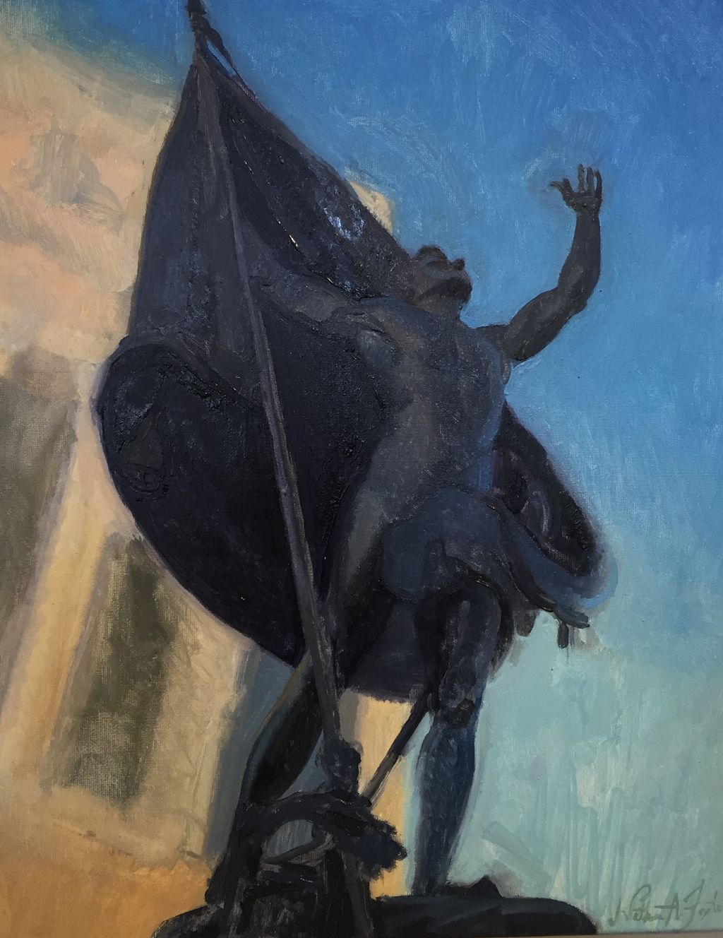 Freedom
Oil on canvas
20"x16"