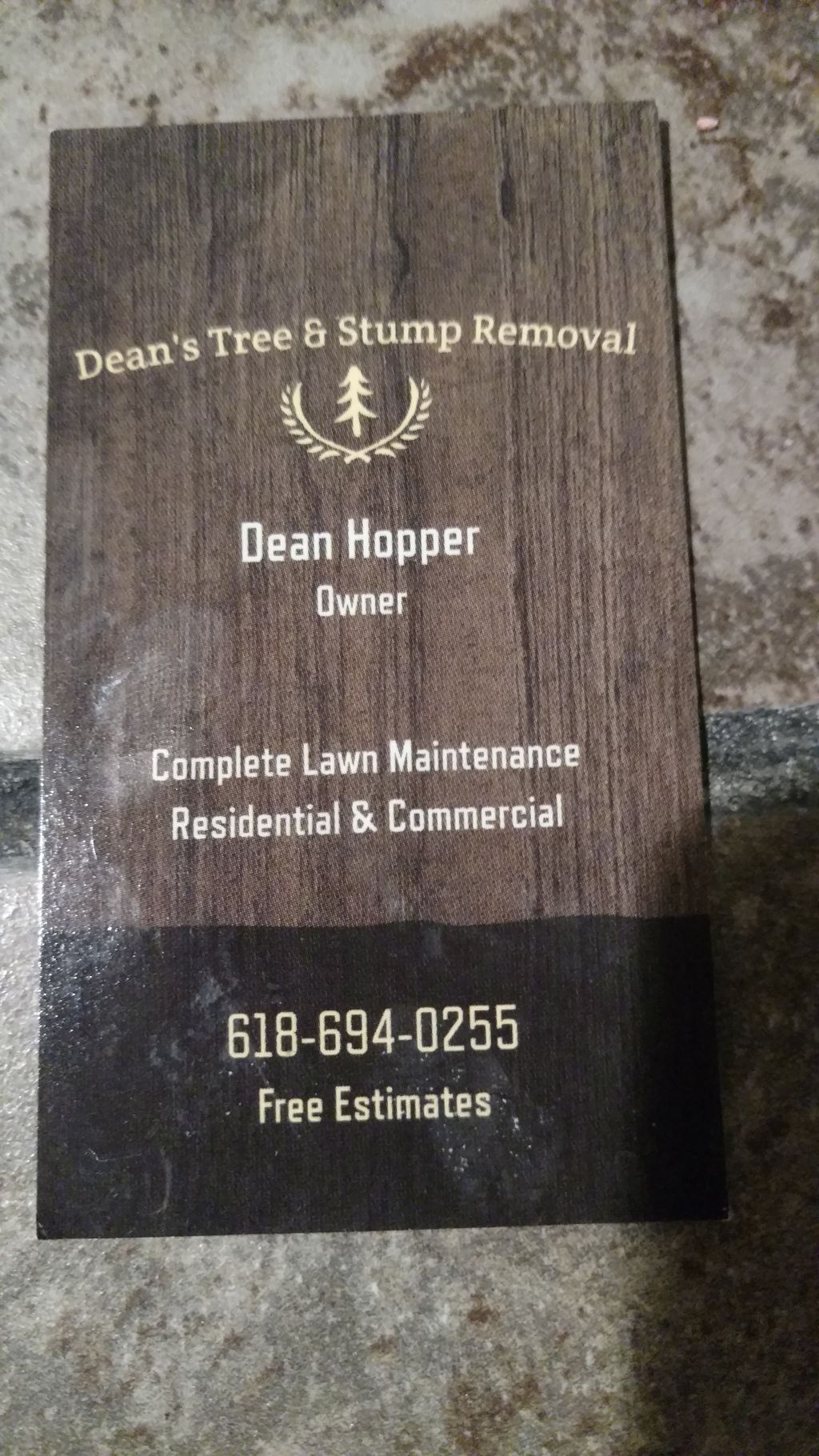 Dean's Tree & Stump Removal