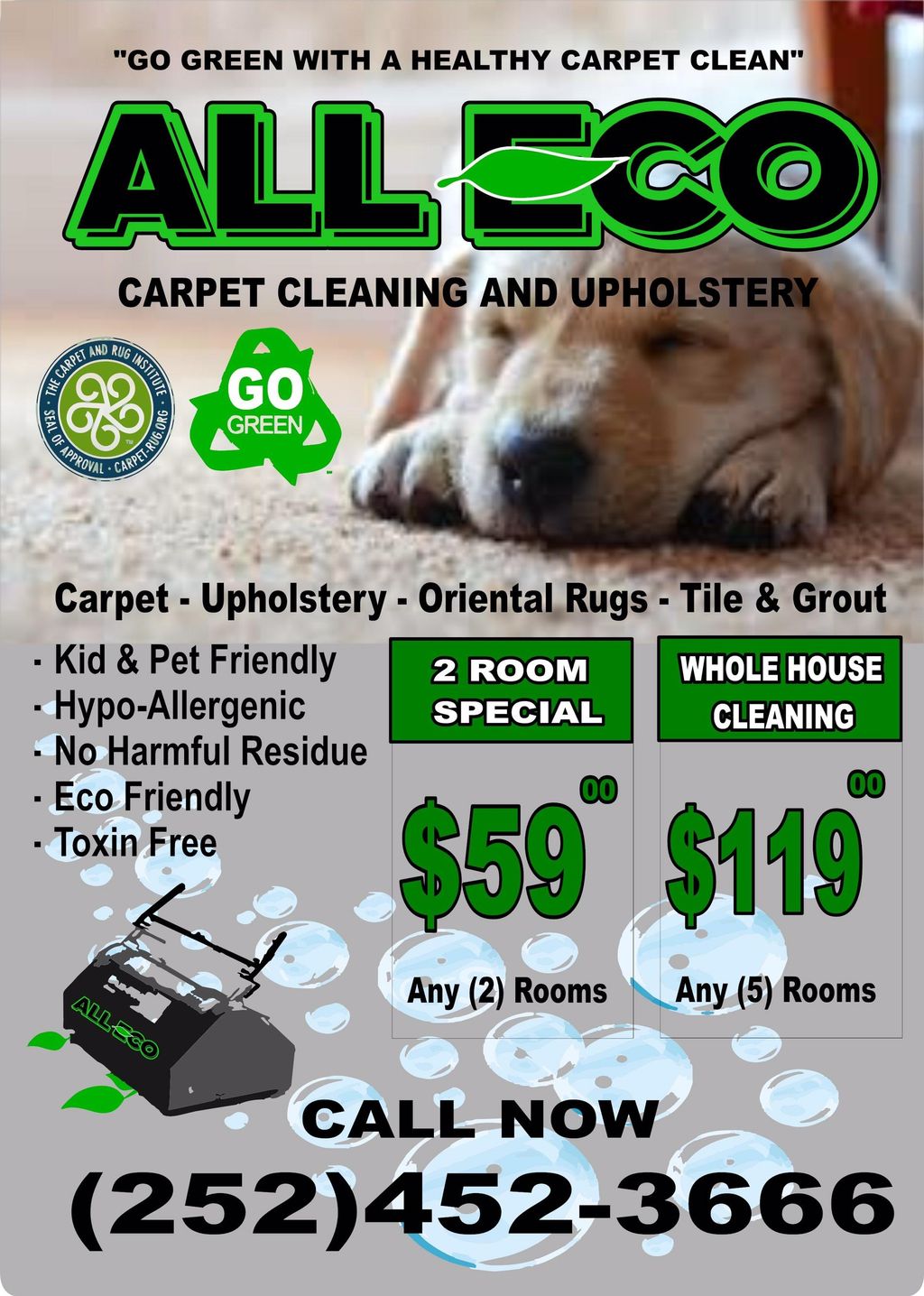 All Eco Carpet Cleaning and Upholstery