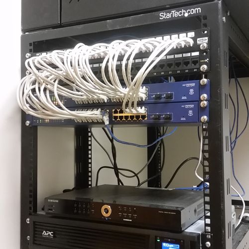 Small business network installation