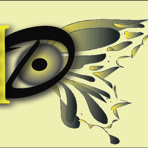 DreamID Graphics Logo Sticker. Designed with Adobe