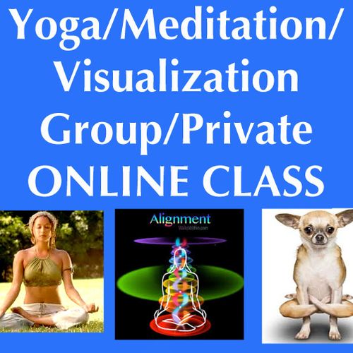 Online yoga/mediation and visualization of goals.