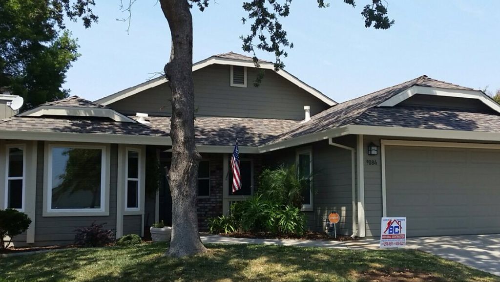 New roof and new exterior paint