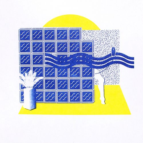 Digital illustration for an edition of Risograph p