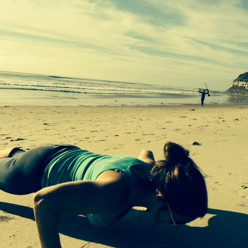 Boot Camp on the beach.