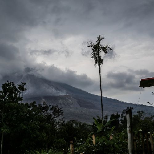 Eruption of Mt. Sibayak - North Sumatra, Indonesia