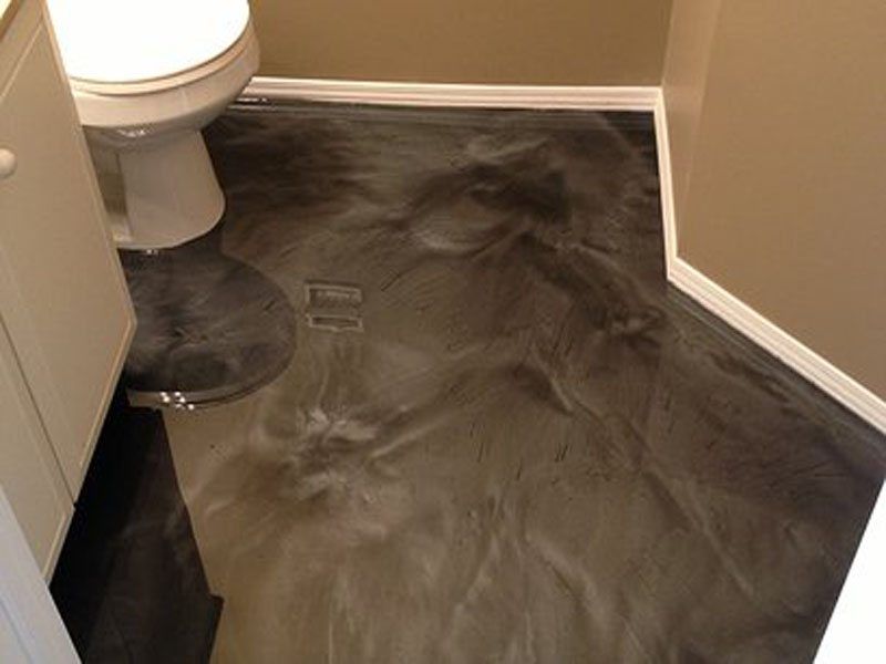 Dark Brown Metallic Marble