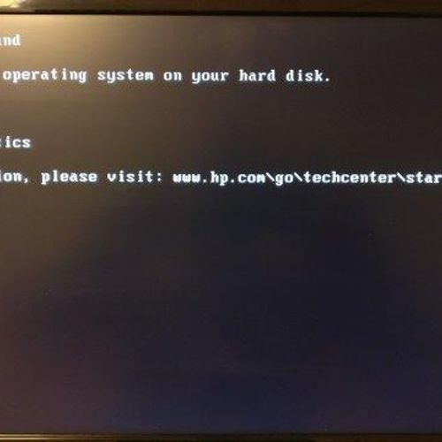 Boot device not found - Mobile computer Repair