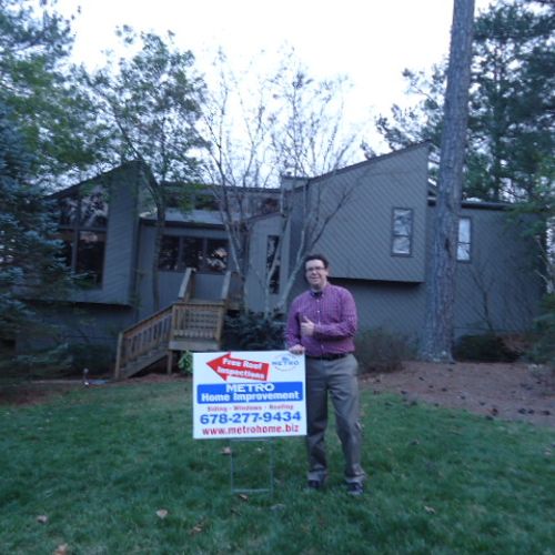 Atlanta roofing. This home was recently bought by 
