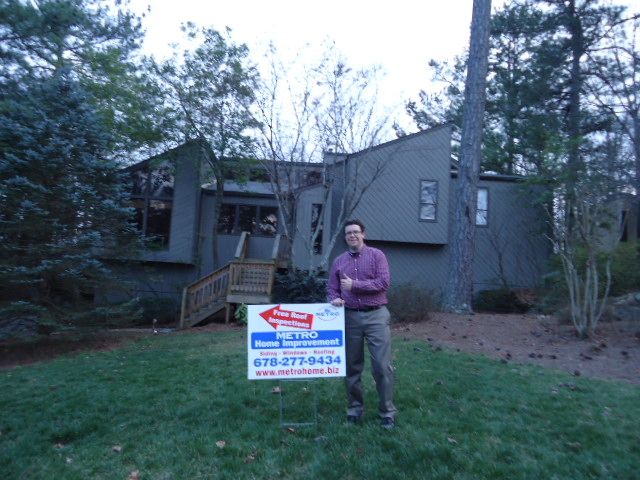Atlanta roofing. This home was recently bought by 