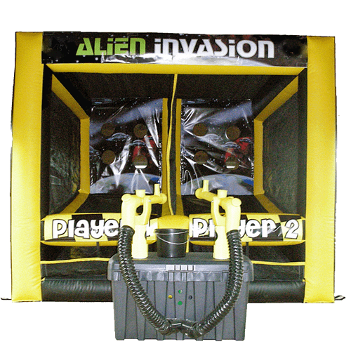 Alien Invasion air cannon game!
Two opponents aim 