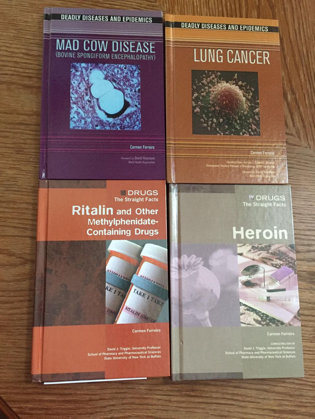 Heroin, Lung Cancer, Mad Cow Disease and Ritalin b