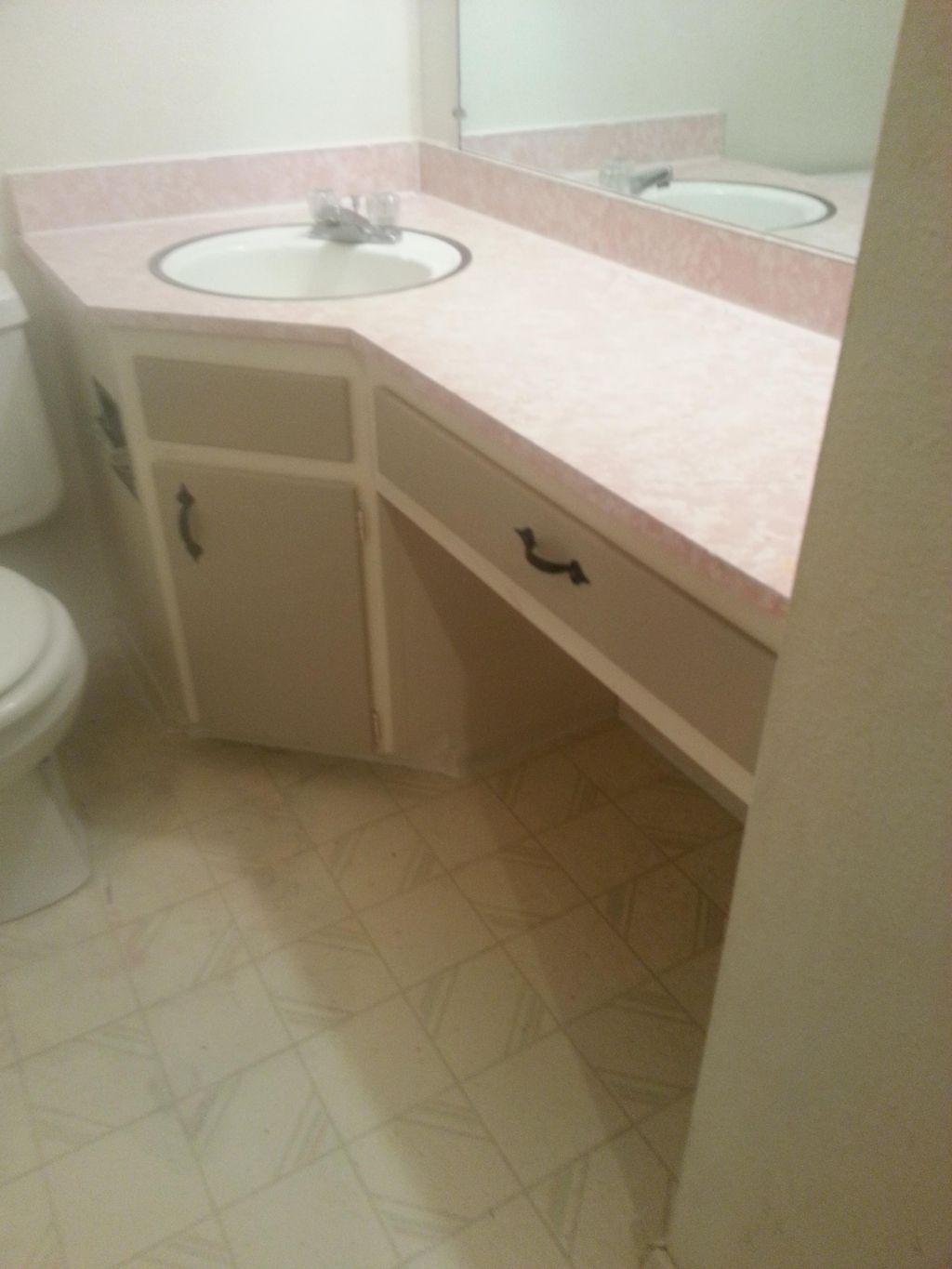 After picture of the bathroom we did