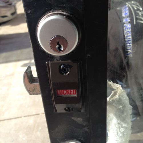 Commercial locksmith re-keys, repairs and replacem
