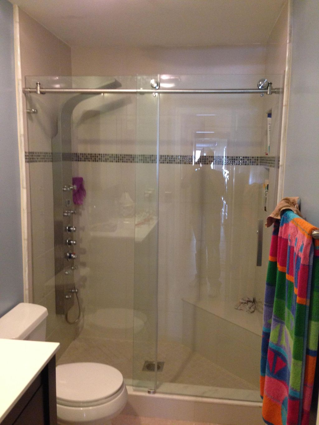 Sliding Door Shower Enclosure