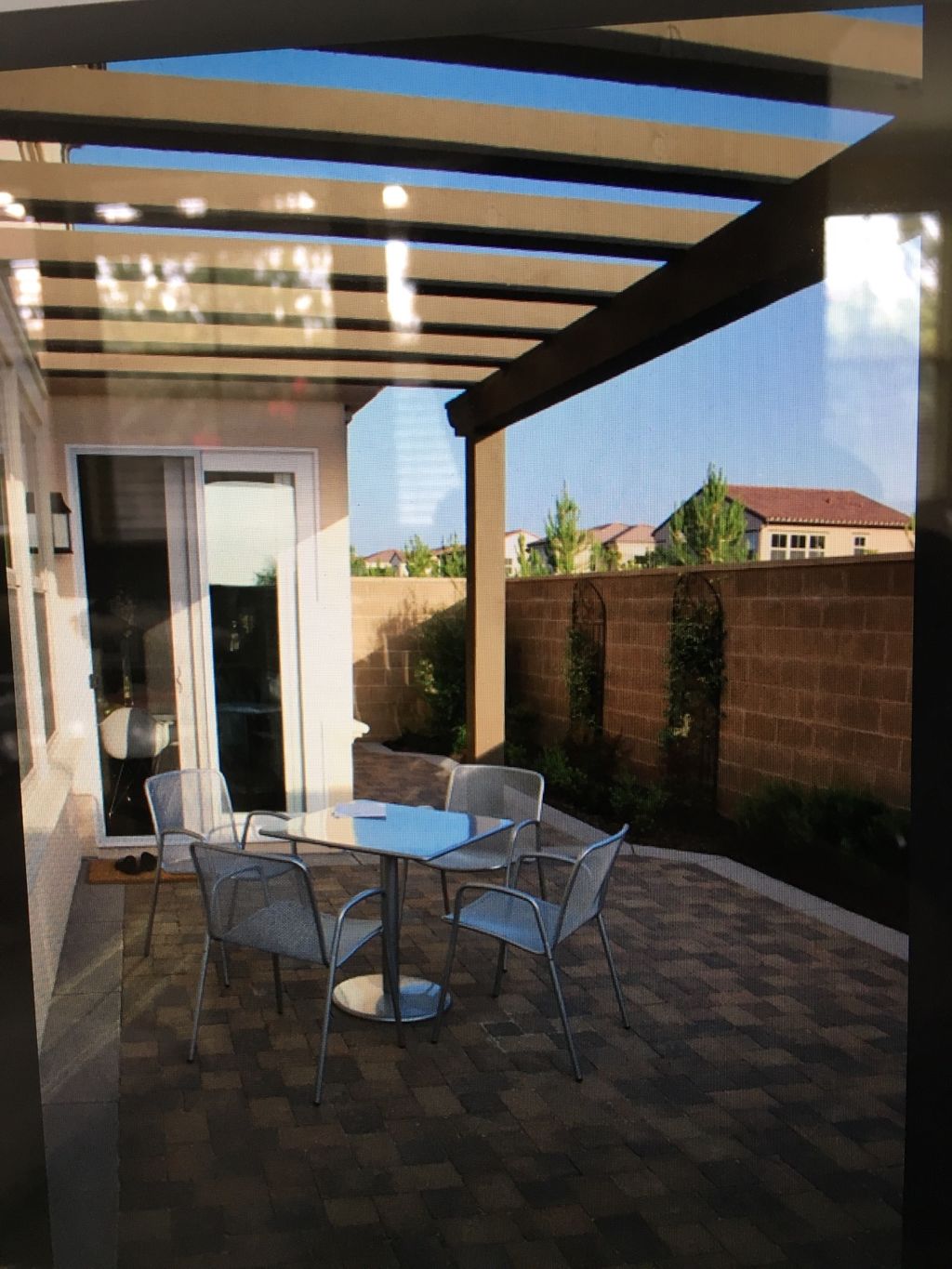 Stonegate Pergola before