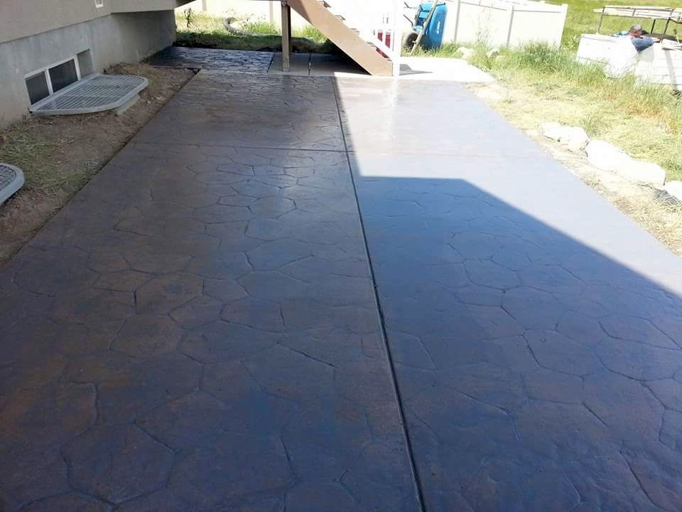 stamp patio
