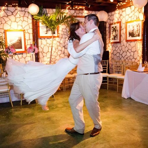 First dance choreographed by dance instructor and 