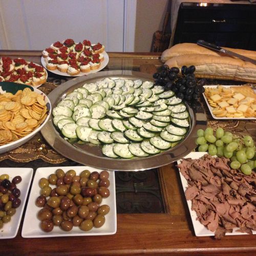 A large housewarming party (200 people) catered an