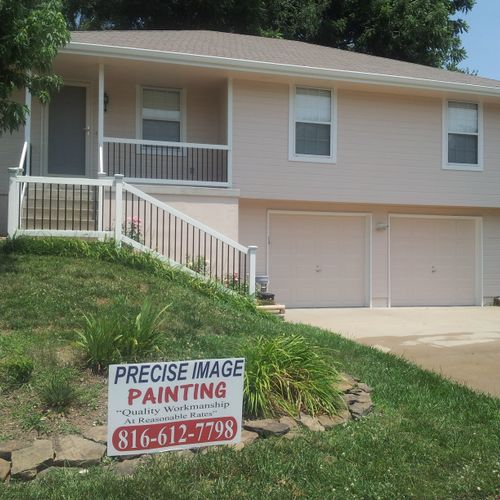 Completed Independence, Mo exterior  painting proj