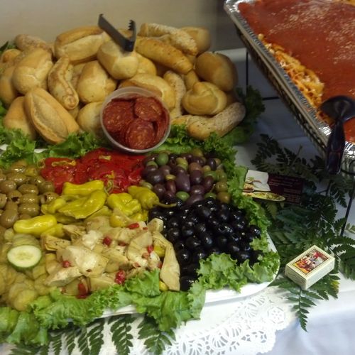 One of our buffet items-- Italian Relish Trays-Wit