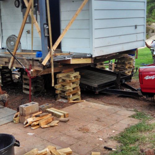 moving a storage shed