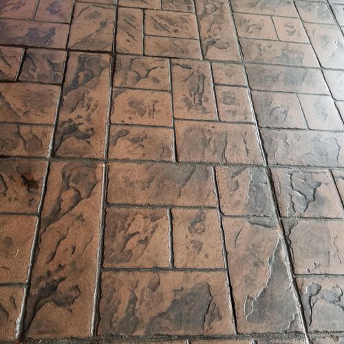 stamped concrete 