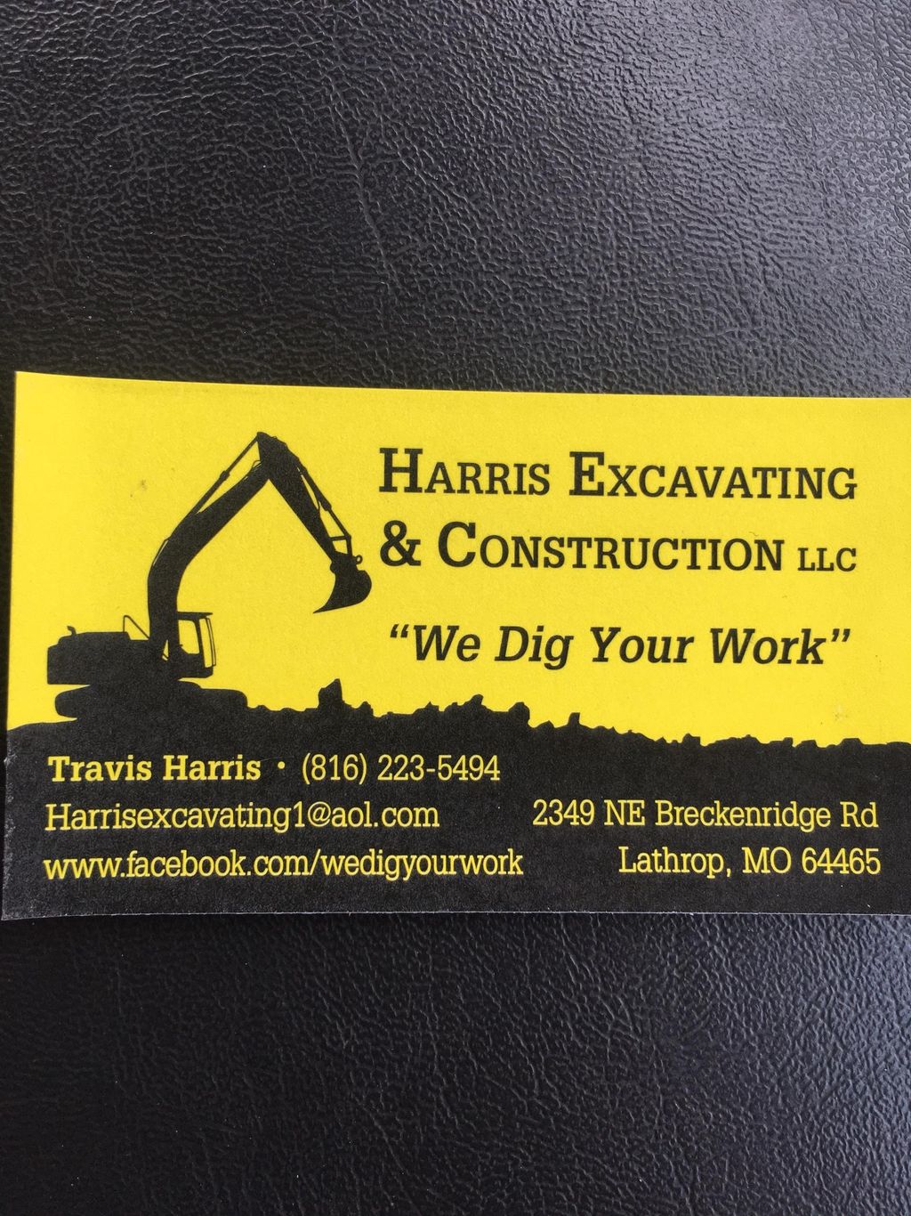 Harris excavating & construction