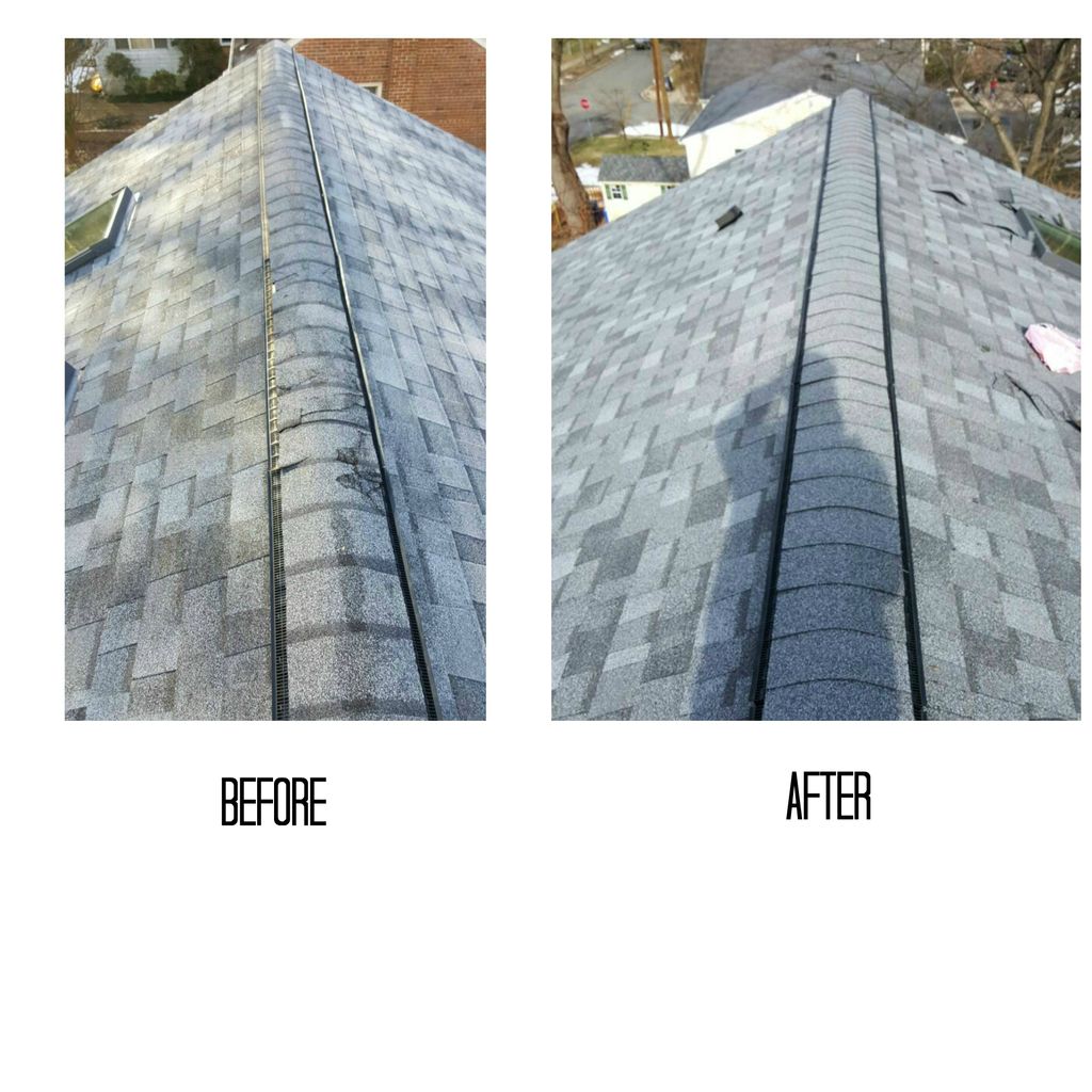 Ridge vent repair