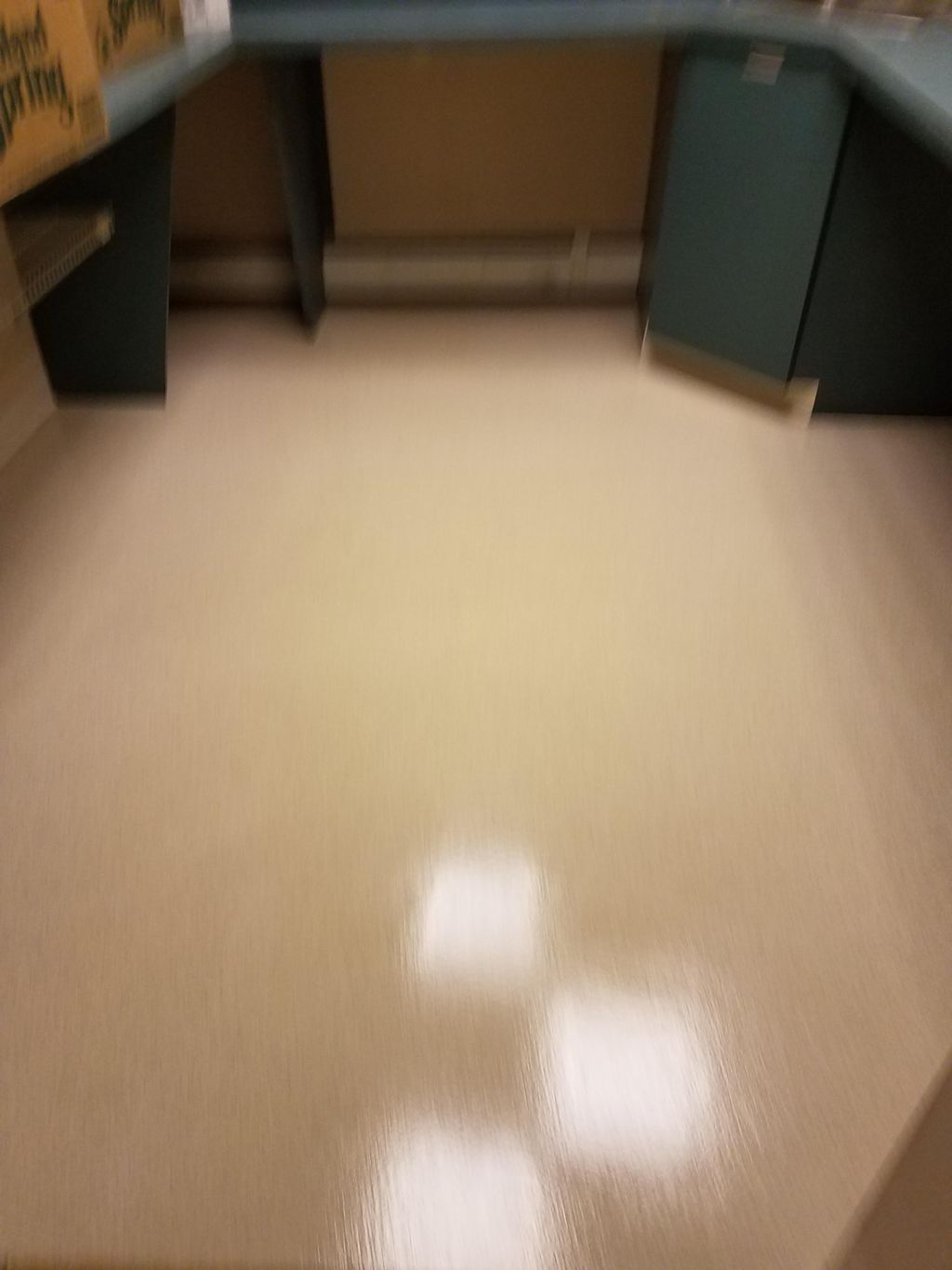 Risilient floor just finished