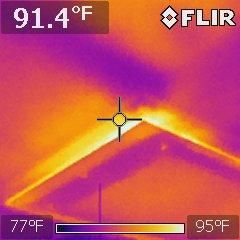 lack of sufficient insulation on attic access door