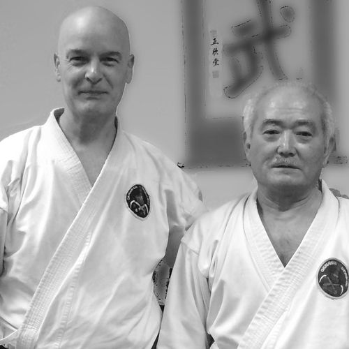 with Eihachi Ota, Hanshi (10th dan) Matsubayashi S