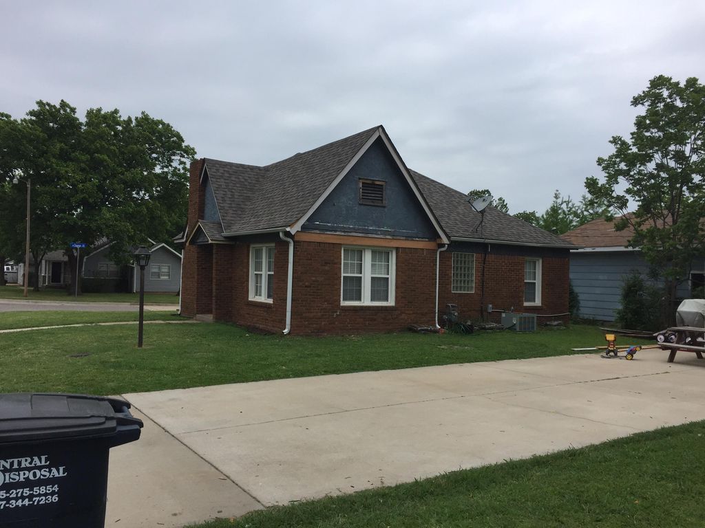 Before - Replaced all Facia ( wood face below shin