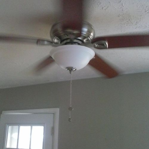 Ceiling fan replacement.