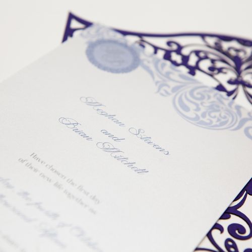 Wedding invitations - Laser Cut 2
