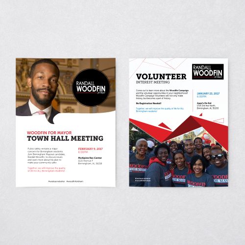 Randall Woodfin Campaign Flyers