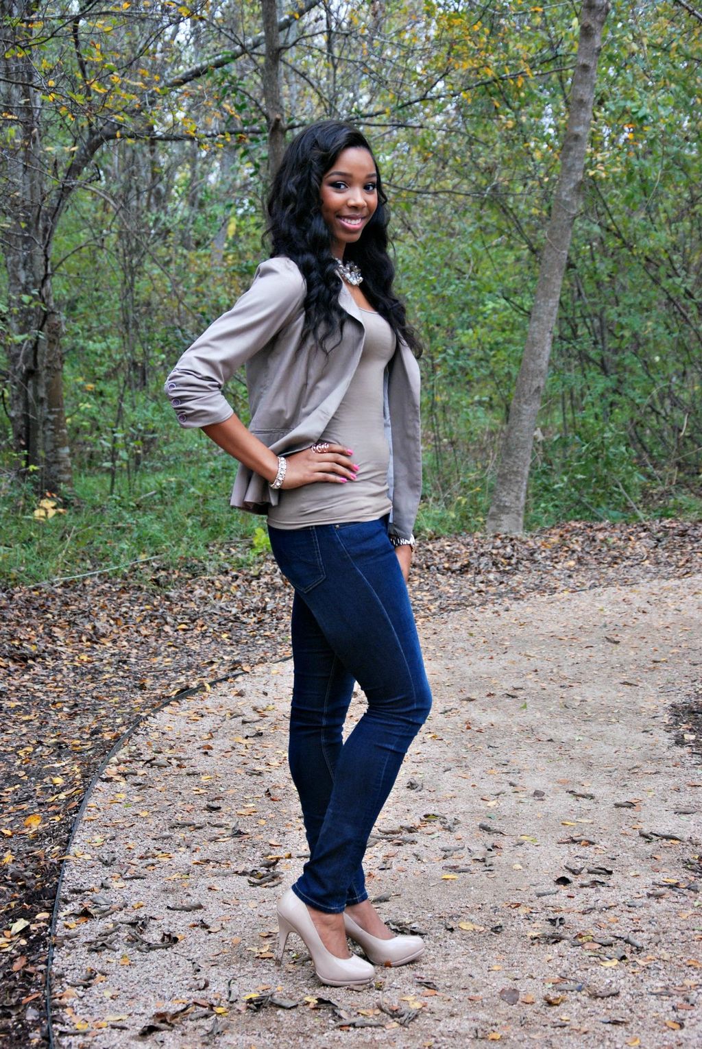 Prepared this client for her modeling photo sessio