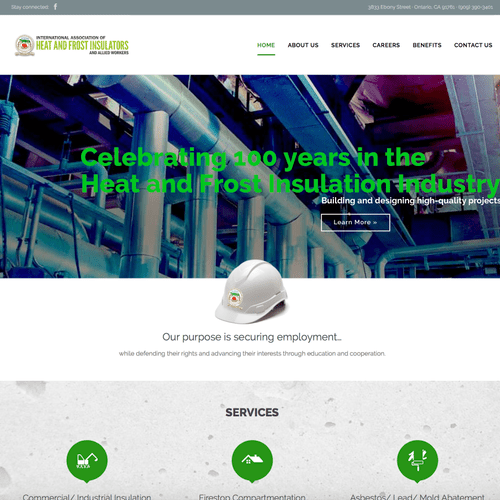 Local 5 Heat and Frost Insulation Website Design