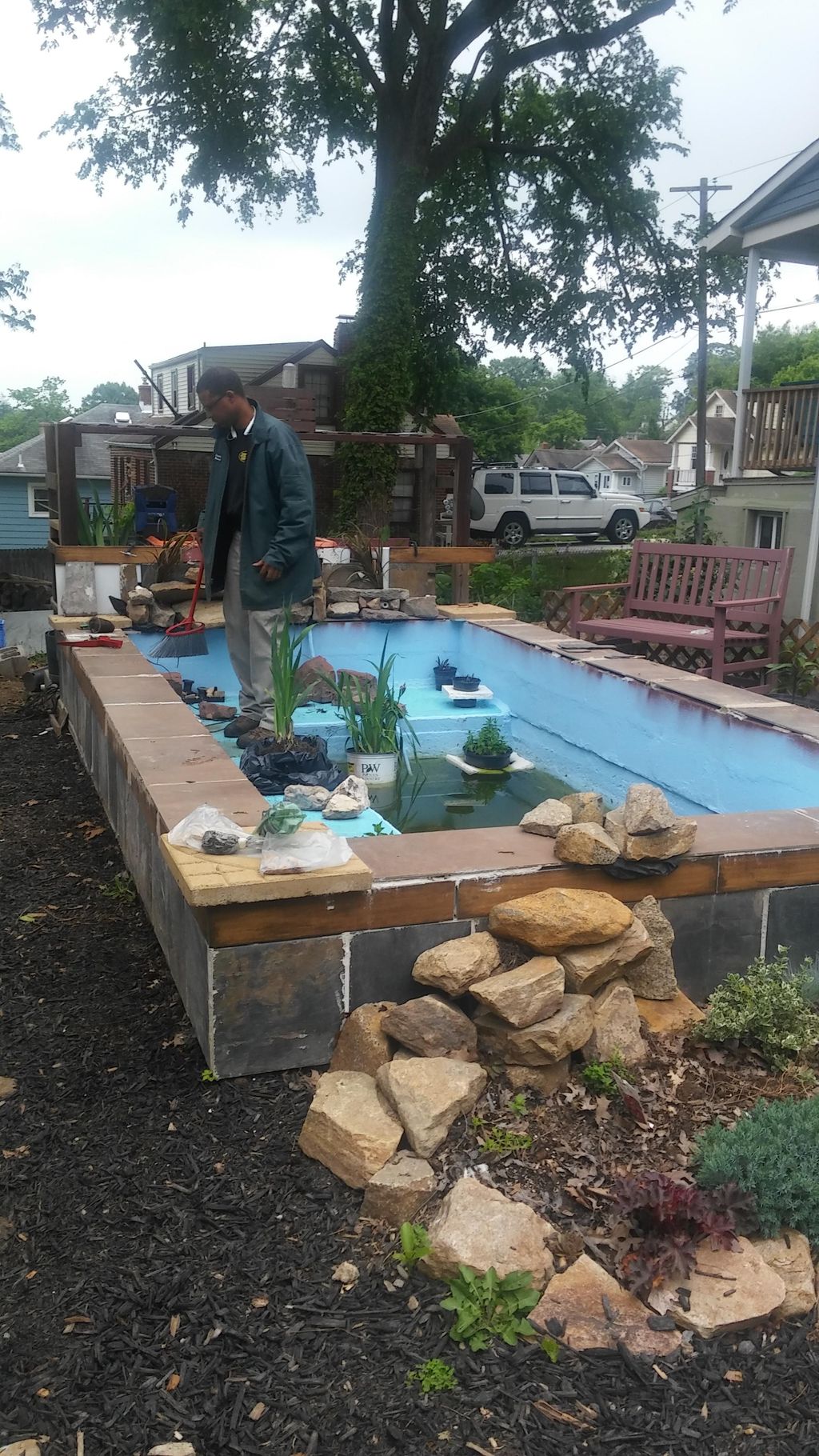 Our own 2-year old project, A Pond 98% complete