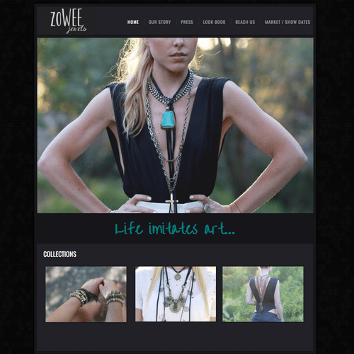 ZoWEE Designs can be described as eclectic-chic wi