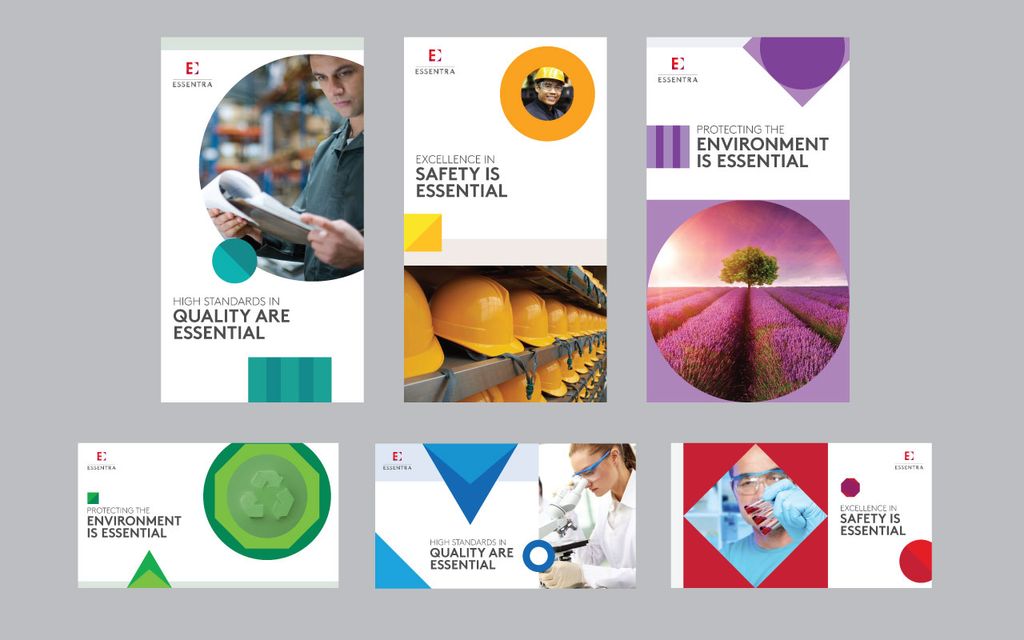 Poster Series for Manufacturing Plant