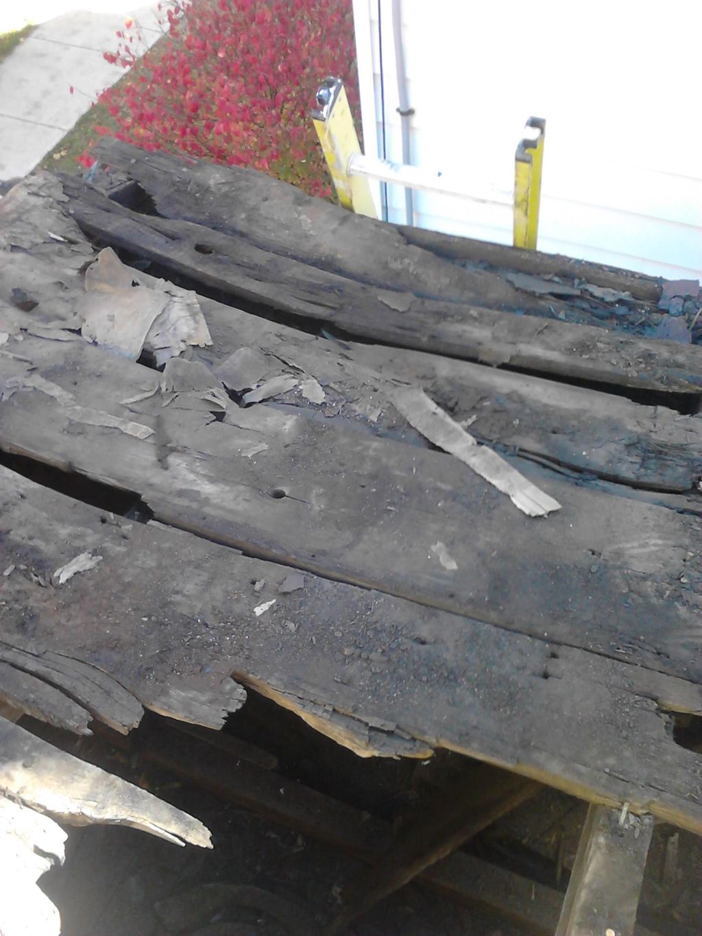 surprize roof deck failure after tear off.  Origin