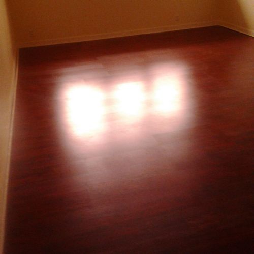 Laminate Flooring installed in an investment home.