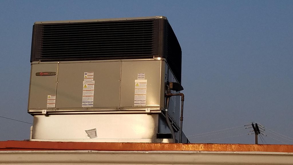 New rooftop unit install