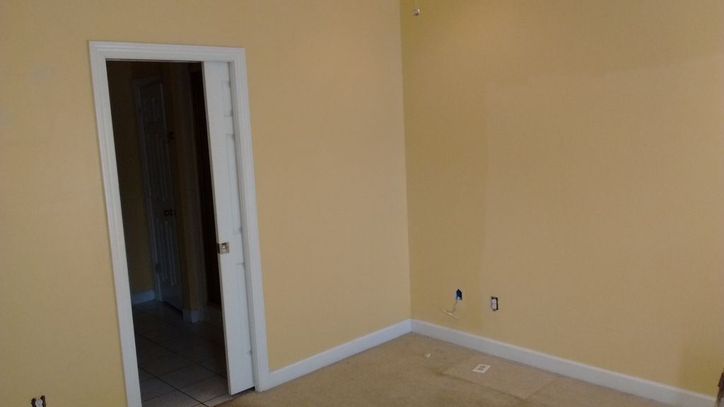 Before color change and carpet removal