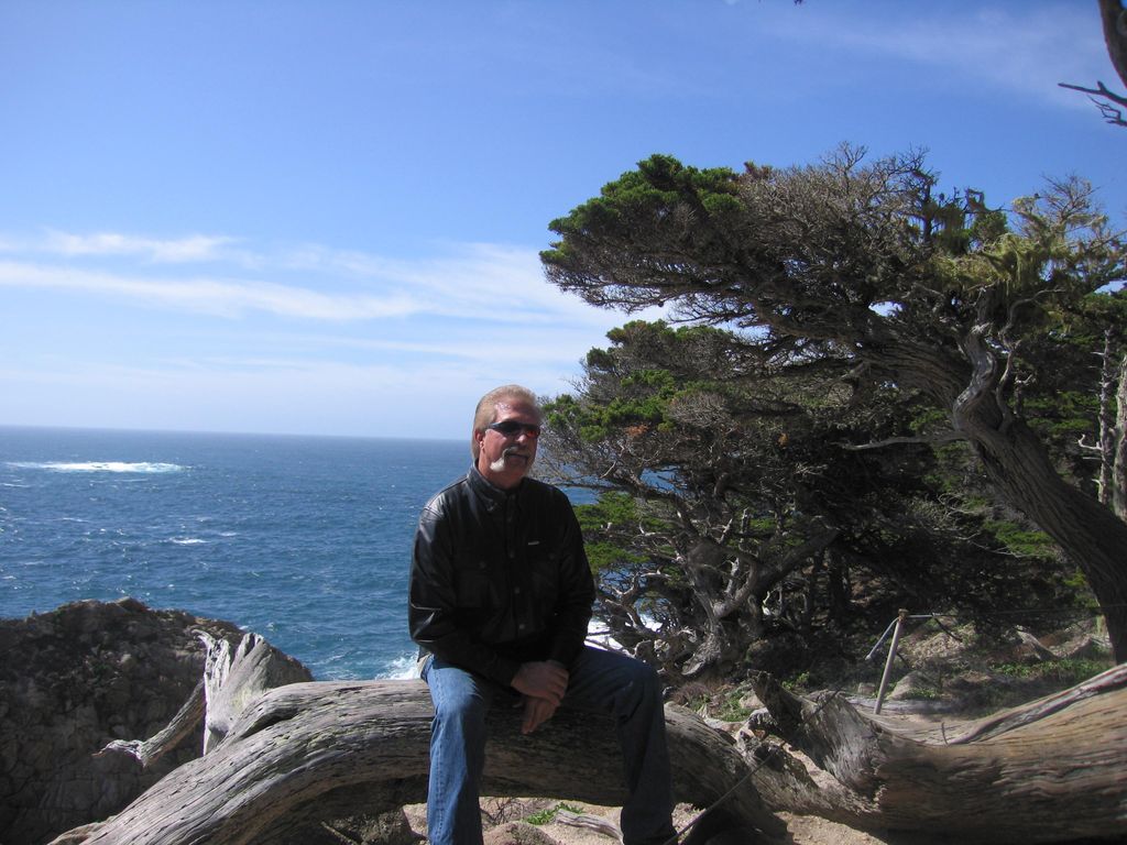 In Carmel Calif. Taking a Brake